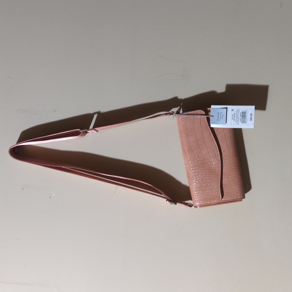 Coral Crossbody Purse NWT
